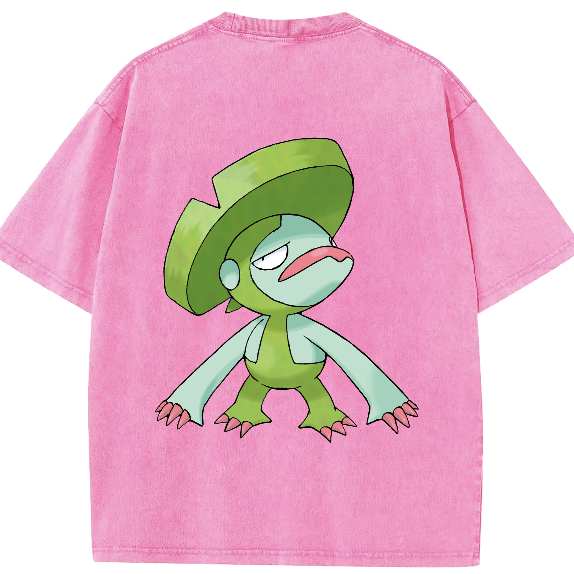 （画像用） ポケットモンスター Pokémon 綿100% ヴィンテージ風 半袖Tシャツ（背面プリント）